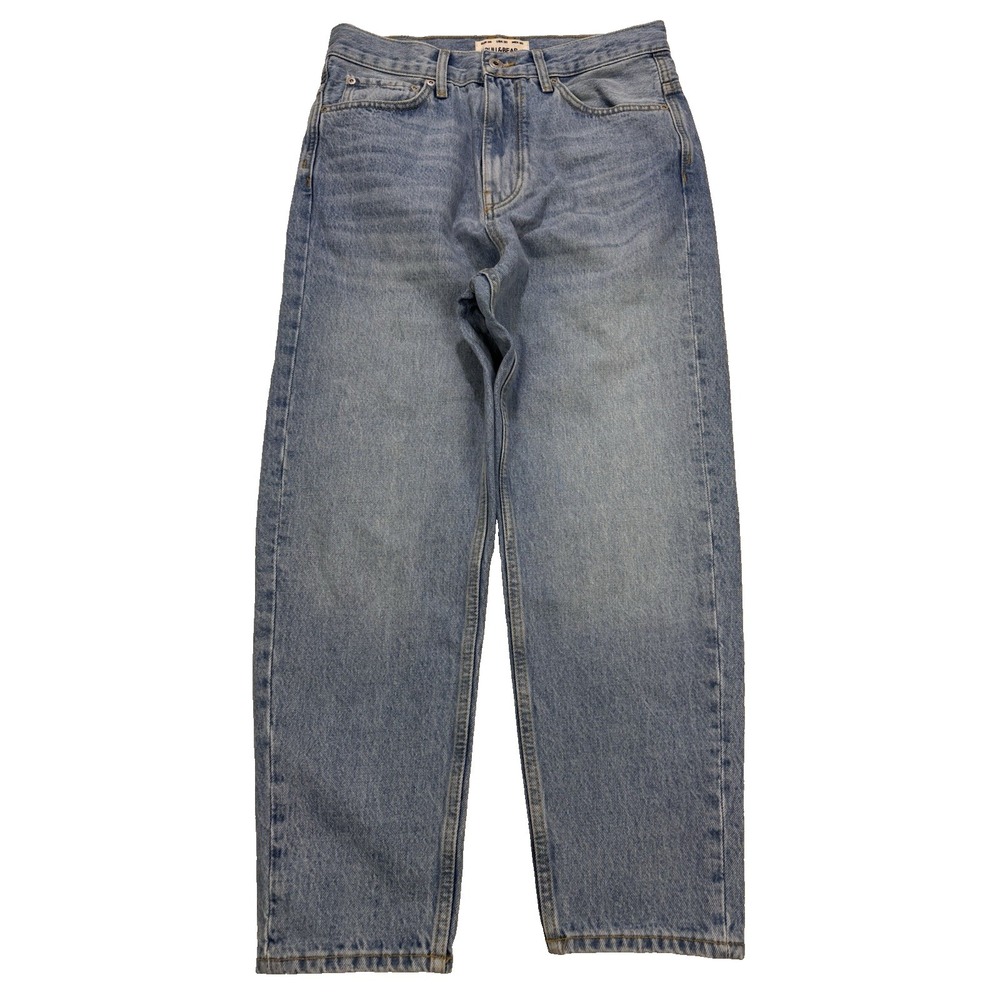 Pull & Bear Jeans Women 30x27 Blue Relaxed Fit Denim